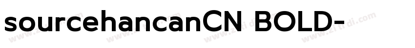 sourcehancanCN BOLD字体转换
